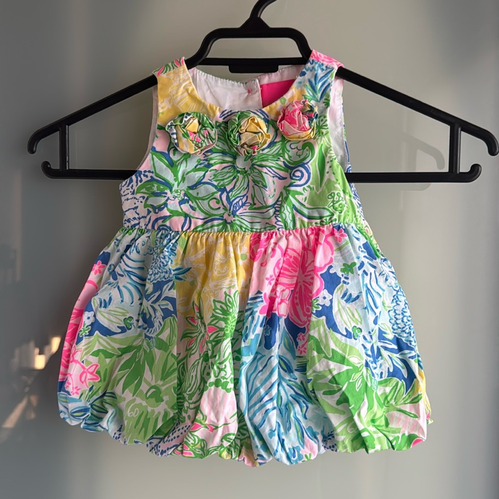Lilly Pulitzer Multicolor Floral Kids Dress